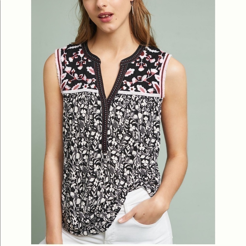 𝅺ANTHROPOLOGIE Austin Top